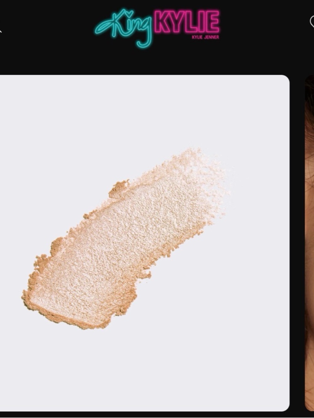 Kylie Cosmetics 'King' Highlighter Compact -3 Strikes - Picture 6 of 6